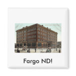 Gardner Hotel, Fargo ND Vintage 1910 magnets
