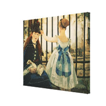 Gare St. Lazare, 1872-3 Stretched Canvas Print