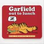Garfield Out To Lunch Mousepad