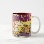 Garfield Smashing Clock, mug mugs