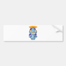 Gargona Blue Bumper Sticker