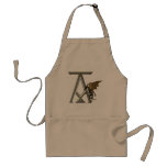 Gargoyle Monogram A aprons