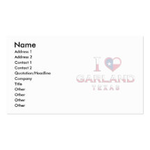 Garland, Texas Business Card