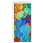 garlands of pastel coloured hearts rack cards