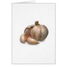 Garlic bulb card