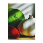 Garlic Bulbs Limes Chillies Peppers Chilli postcards