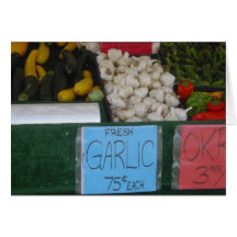 Garlic Farmers Market Card