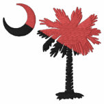 Garnet and Black Palmetto Embroidered Shirt embroidered shirts