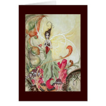 Garnet Faery Greeting Card