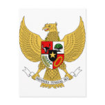 Garuda Pancasila, t Arms Indonesia, Indonesia postcards
