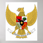 Garuda Pancasila, t Arms Indonesia, Indonesia posters