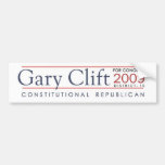 Gary Clift 2009 Special Election Constitutional Bumper Stickers