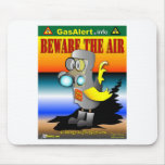 Gas Can Canary in HazMat suit mousepads