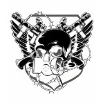 Gas Mask Skull t-shirts