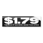 Gas Prices - $1.79 - When Obama took office