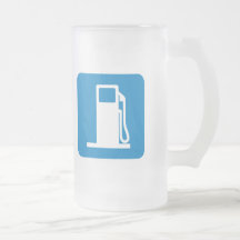 Gas Station Highway Sign Coffee Mug