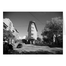 Gas Town Vancouver Greeting Card