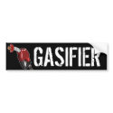 GASifier Bumper Sticker - Black bumper stickers