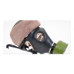 GasMaskMilitaryHat052409 photo cards
