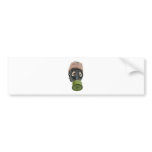 GasMaskMilitaryHata052409 bumper stickers