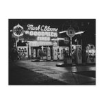 Gasoline Station Hollywood California Vintage 1942 postcards