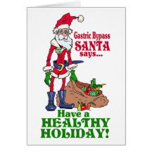 Gastric Bypass Santa Cards