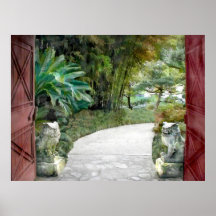 Gate Guards Against Evil Spirits Posters