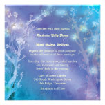 Gate of Dawn Blue Tree Theme Winter Formal Wedding Personalised Invite