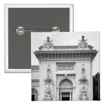 Gate of the military exhibition pinback button
