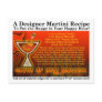 Gates of Hell Halloween Martini Recipe Postcard