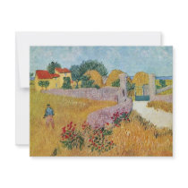 Gateway To The Farm By Vincent Van Gogh Custom Announcements