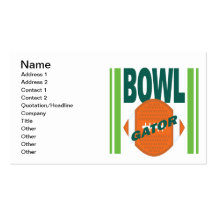 Gator Bowl Business Card Templates