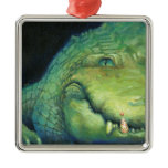 Gator Christmas Tooth ornament