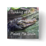 'Gator Grins: Thinking of Food - Button #1