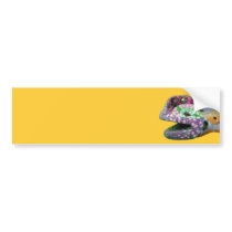 Gaudi Fractal Lizard bumper sticker