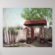 Gauge Courtyard Print