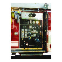 Gauges on Fire Truck Custom Announcements