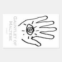 Gauntlet of Maltese Sticker.