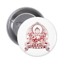 Gautama Buddha Button