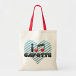 Gavotte fan canvas bag