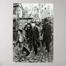 Gavroche Leading a Demonstration Poster