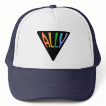 Gay Ally Triangle Trucker Hats