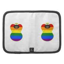 Gay Angel Flag Black or African Folio Planners
