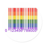 Gay Barcode 1 stickers