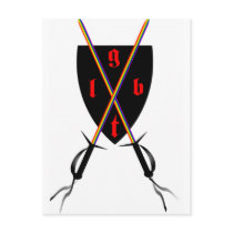 Gay Blades Postcard