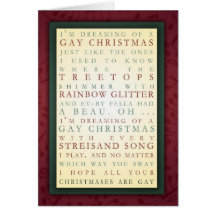 GAY CHRISTMAS GREETING CARDS