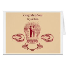 Gay Civil Partnership/Marriage Card