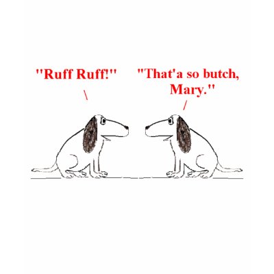 Gay Dog Cartoon #10 T-shirt by rubiconmedia