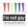 Gay Girlfriend Magnet Square