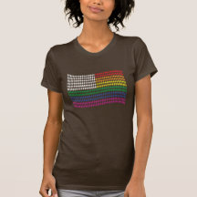 Gay Graphic Tees - Pride Flag WOMEN